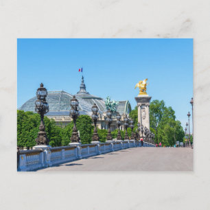 Carte Postale Pont Alexandre III et Grand Palais, Paris, France