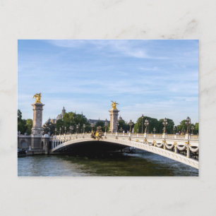 Carte Postale Pont Alexandre III sur Seine - Paris, France