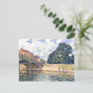 Carte Postale Pont Alfred Sisley Hampton Court