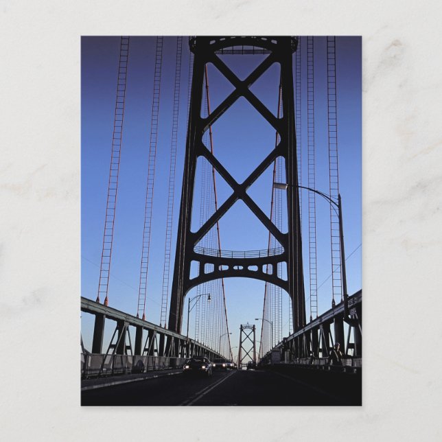 Carte Postale Pont Angus L Macdonald, Halifax, Nova (Devant)