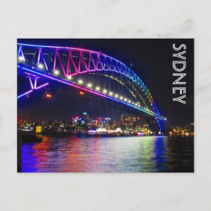 Carte Postale pont arc-en-ciel sydney
