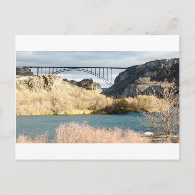 Carte Postale Pont au-dessus de la rivière Snake (Devant)