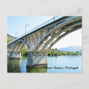 Carte Postale Pont au-dessus du fleuve Douro, Portugal