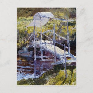 Carte Postale Pont blanc par John Twachtman