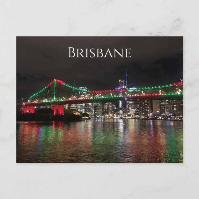 Carte Postale pont brisbane (Devant)