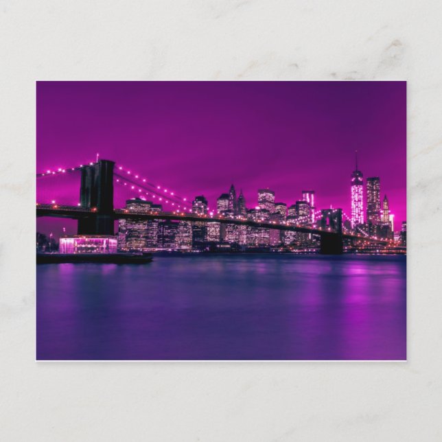Carte Postale pont brooklyn (Devant)