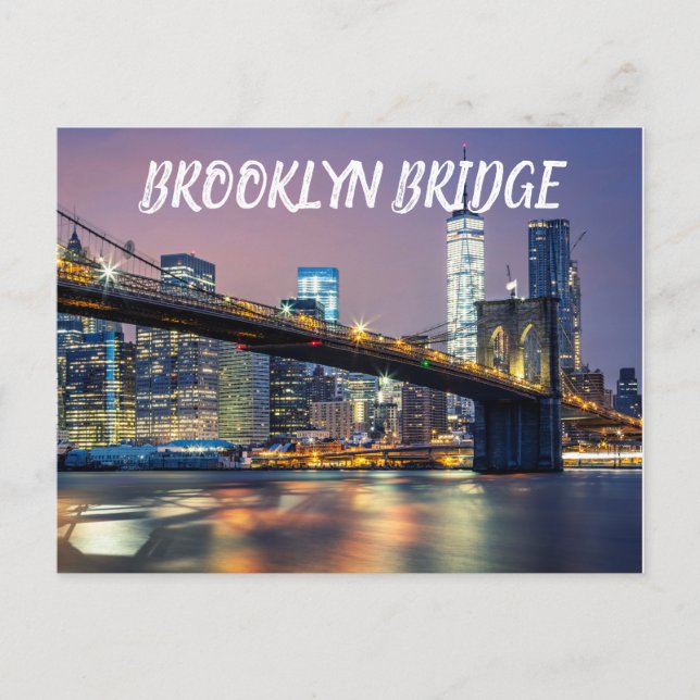 Carte Postale Pont Brooklyn (Devant)