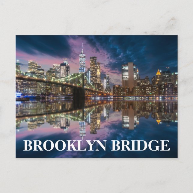 Carte Postale Pont Brooklyn (Devant)