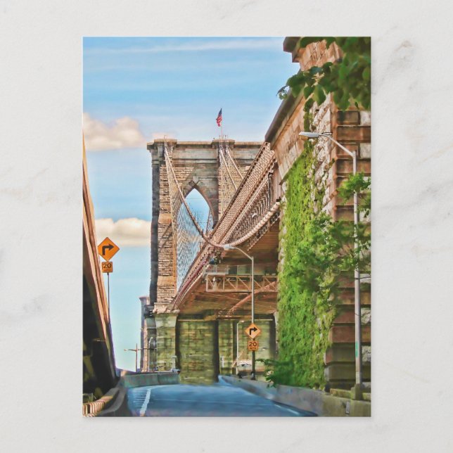 Carte Postale Pont Brooklyn (Devant)