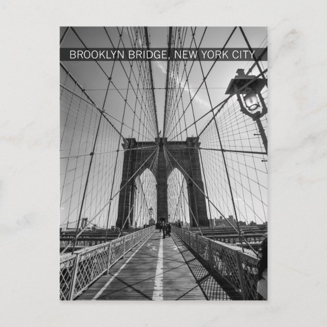Carte Postale pont brooklyn, new york (Devant)