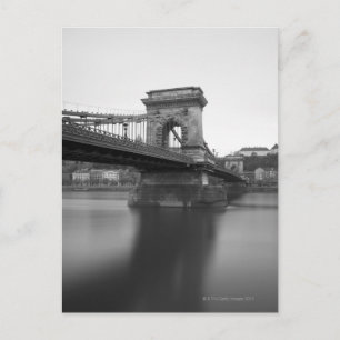 Carte Postale Pont Chaîne Szechenyi et Danube