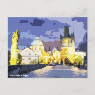 Carte Postale Pont Charles à Prague