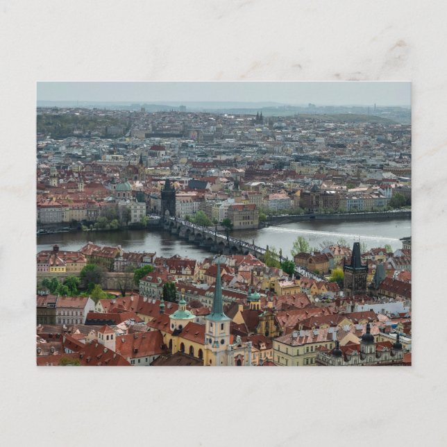 Carte Postale Pont Charles à Prague - République tchèque (Devant)