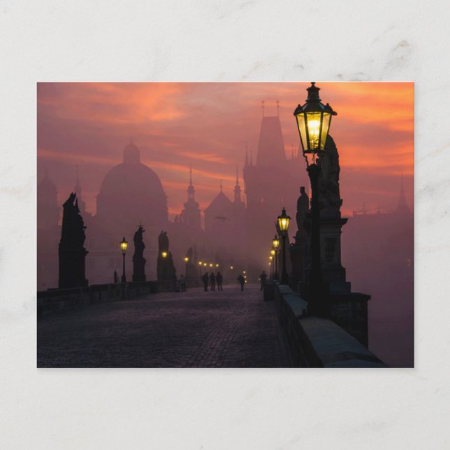 Carte Postale Pont Charles de Prague (Devant)