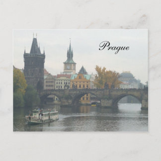 Carte Postale Pont Charles Prague République tchèque