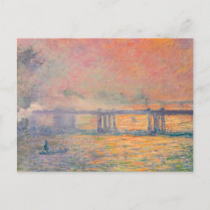 Carte Postale Pont Claude Monet Charing Cross