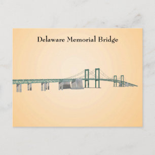 Carte postale : pont commémoratif du Delaware