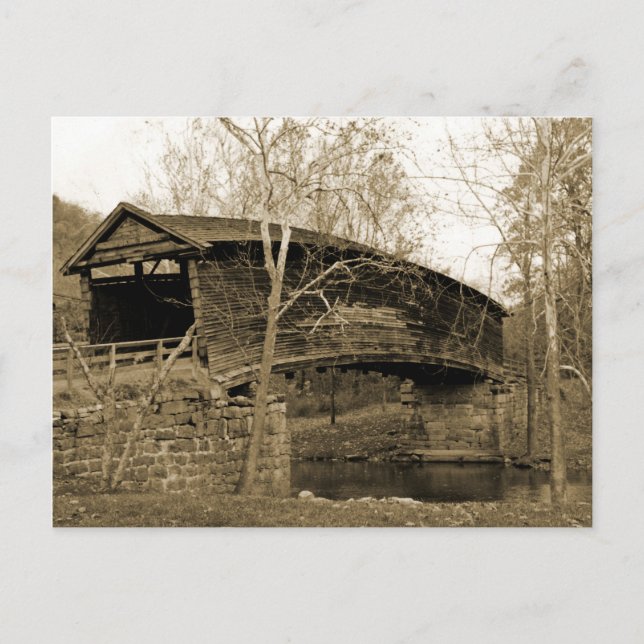 Carte Postale Pont couvert (Devant)