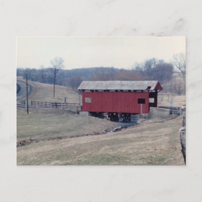 Carte Postale Pont couvert (Devant)