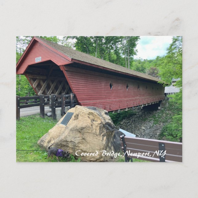 Carte Postale Pont couvert (Devant)