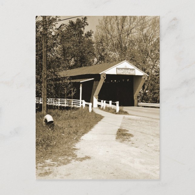 Carte Postale Pont couvert (Devant)