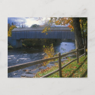 Carte Postale Pont couvert de Lowes Guilford Sangerville Maine