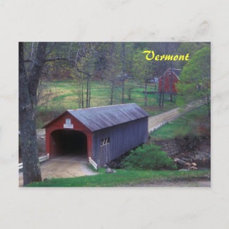 Carte Postale Pont couvert du Vermont Guilford