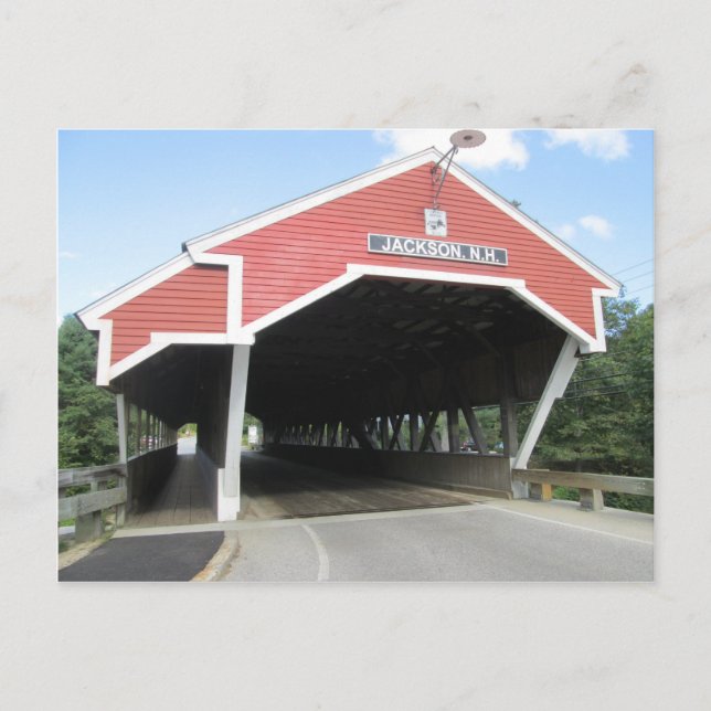 Carte Postale Pont couvert Jackson NH (Devant)
