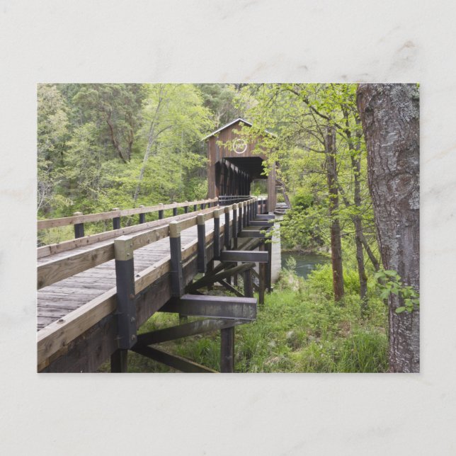 Carte Postale Pont couvert McKee, Jacksonville, Oregon (Devant)