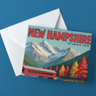 Carte Postale Pont couvert pittoresque du New Hampshire