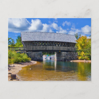 Carte Postale Pont couvert | Squam River Bridge, Ashland, NH