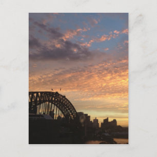 Carte Postale pont-crépuscule de sydney