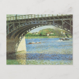 Carte Postale Pont d'Argenteuil par Gustave Caillebotte