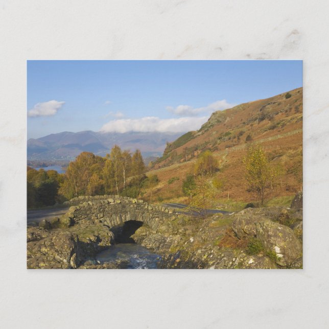 Carte Postale Pont d'Ashness, Lake District, Cumbria, Angleterre (Devant)