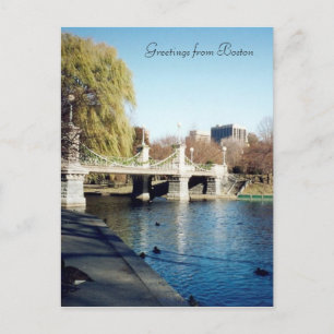 Carte Postale pont de boston common