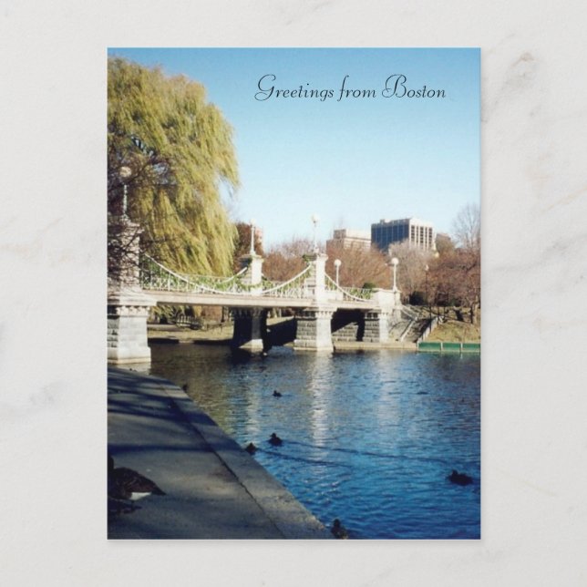 Carte Postale pont de boston common (Devant)