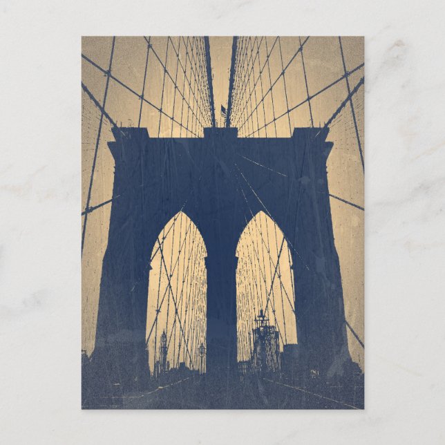 Carte Postale Pont de Brooklyn (Devant)