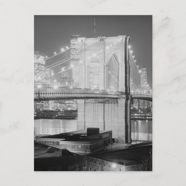 Carte Postale Pont de Brooklyn, 1982 (Devant)