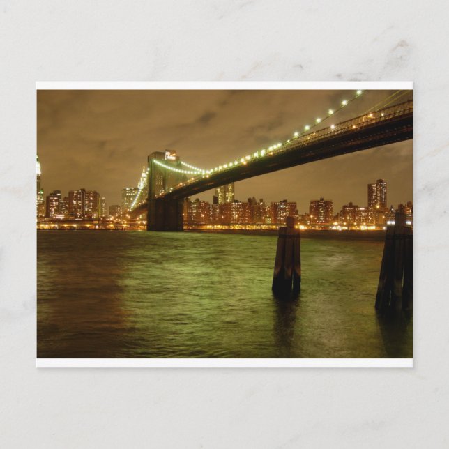 Carte Postale Pont De Brooklyn Postcard (Devant)