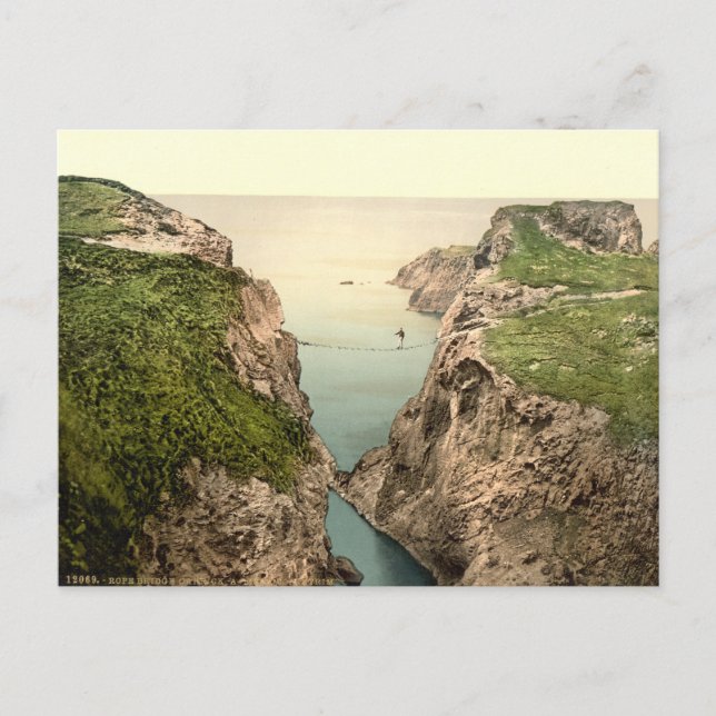 Carte Postale Pont de corde, Carrick-a-Rede, County Antrim (Devant)