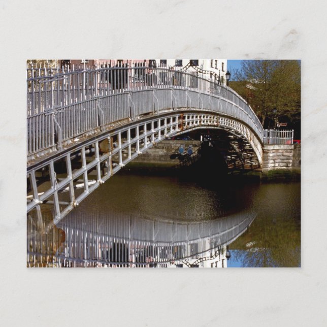 Carte Postale Pont de Dublin Halfpenny (Devant)