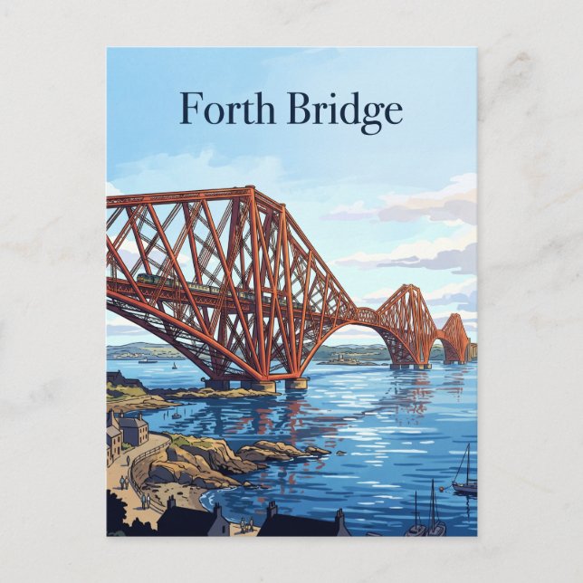 Carte Postale Pont de Forth Royaume-Uni (Devant)