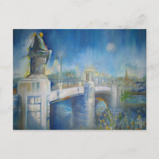 Carte Postale Pont de grenouille en nuit