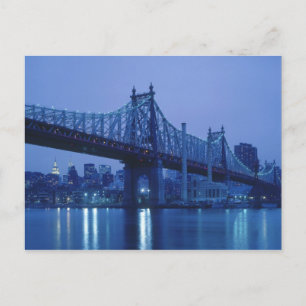 Carte Postale Pont de la 59e rue, New York, États-Unis