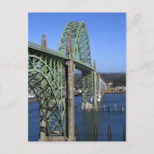 Carte Postale Pont de la baie de Yaquina enjambant la baie de Ya