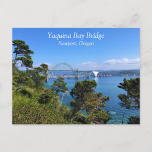 Carte Postale Pont de la Baie de Yaquina, Newport, Oregon