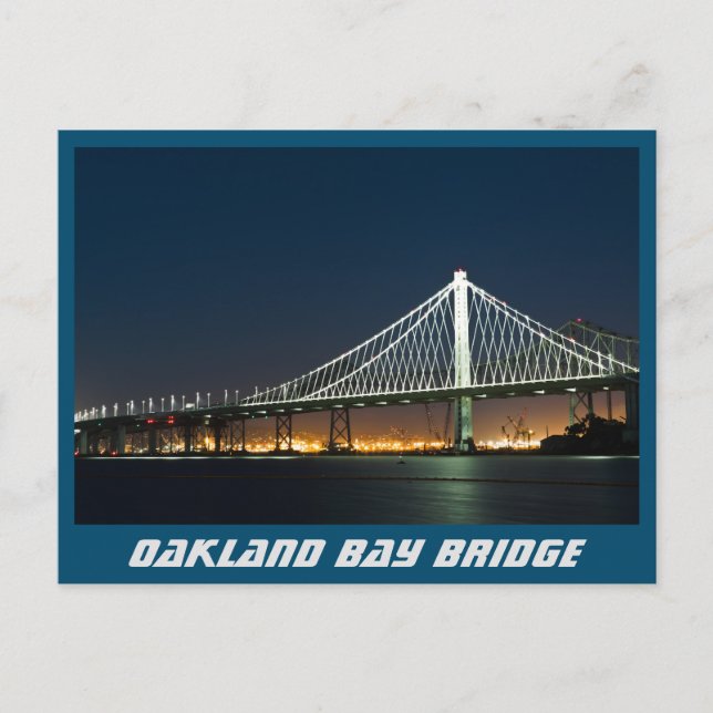 Carte Postale Pont de la baie d'Oakland (Devant)