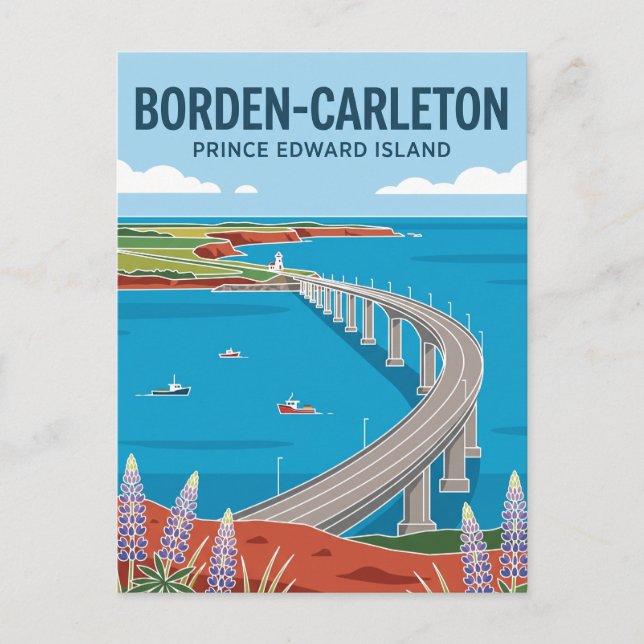 Carte Postale Pont de la Confédération Canada (Devant)