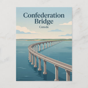 Carte Postale Pont de la Confédération Canada