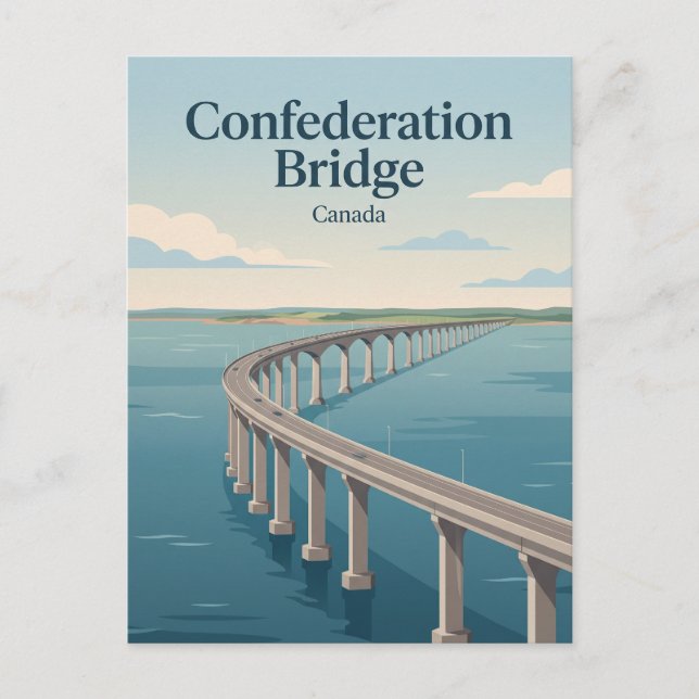 Carte Postale Pont de la Confédération Canada (Devant)